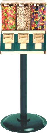 Green Triple Vending Machine - Click Here to Buy