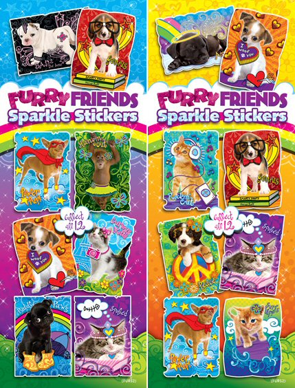 Furry Friends Vending Stickers - Click Here To Buy