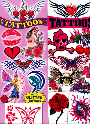 Boy and Girl Mix Vending Tattoos