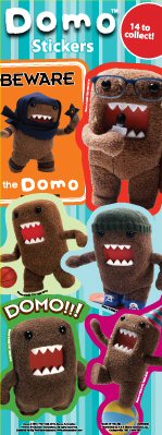 Domo Vending Stickers - Click Here To Buy!