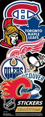 NHL Hockey Vending Stickers - Click Here To Buy!