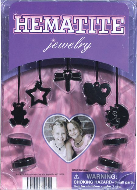 Hematite Jewelry Vending Capsules