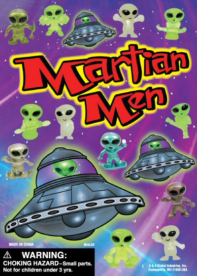 Martian Men Vending Capsules