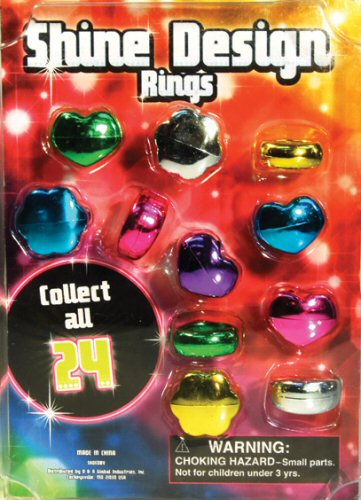 Shine Design Rings Vending Capsules - Click Here To Buy!
