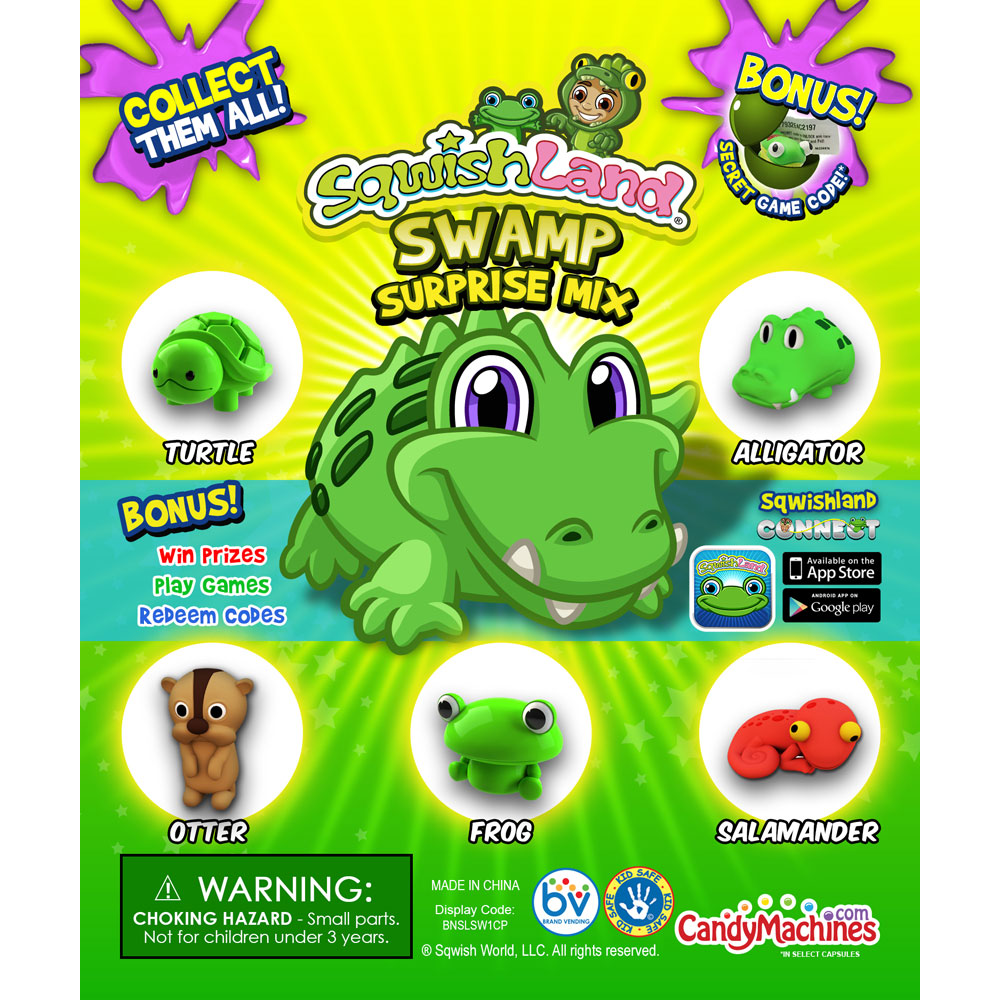 Sqwishland Swamp Vending Capsules - Click Here To Buy!