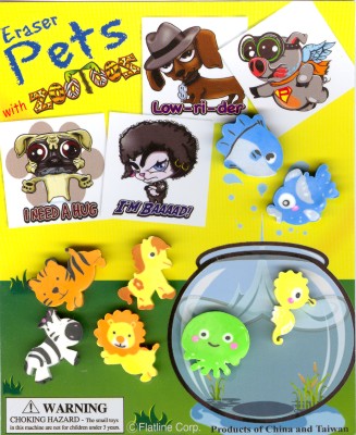 Eraser Pets Vending Capsules - Click Here to Buy
