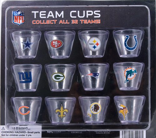 NFL Team Cups Vending Capsules - Click Here To Buy
