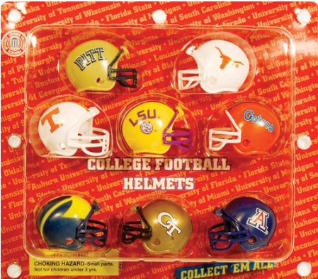 College Football Helmets Vending Capsules - Click Here To Buy