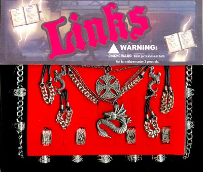 Links popular pewter look jewelry