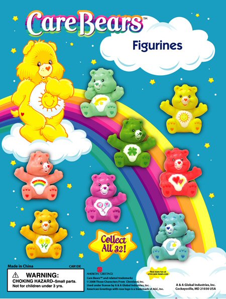 Care Bear Figurines Vending Capsules