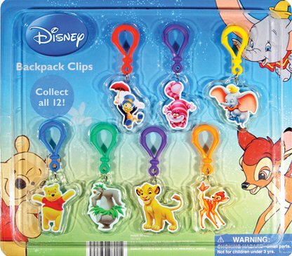 Disney Backpack Clips Vending Capsules