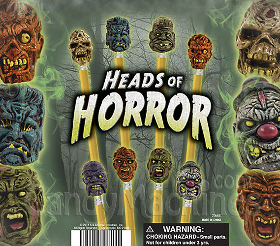 Heads Of Horror Terror Toppers Vending Capsules