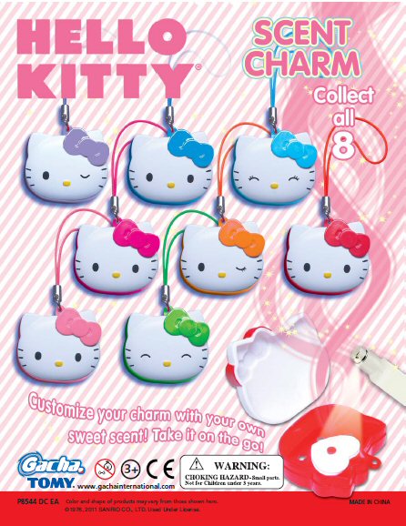 Hello Kitty Scent Charms Vending Capsules