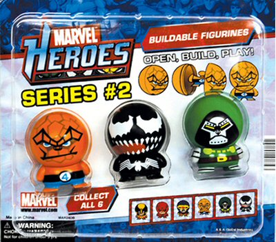 Marvel Heroes Buildable Figurines Vending Capsules