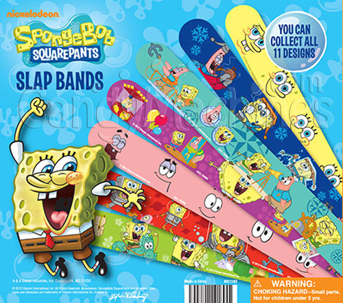 SpongeBob Slap Bracelets Vending Capsules