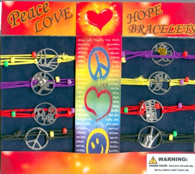Peace Love Hope Bracelet Vending Capsules - Click Here to Buy