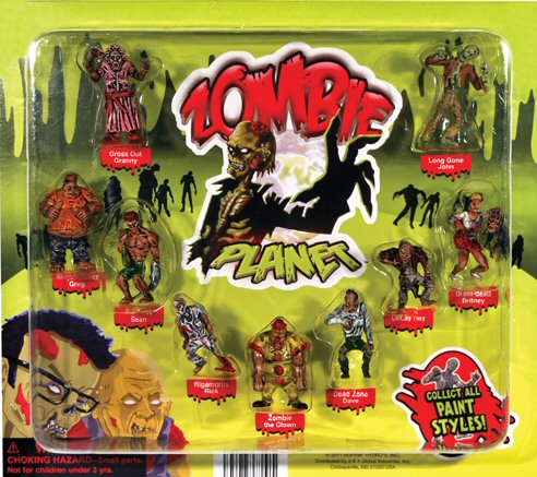 Zombie Planet Figurines Vending Capsules
